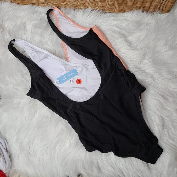 Color block one-pice swimsuit Sz M - Picture 8 of 13